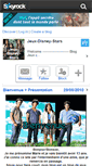 Mobile Screenshot of jeux-disney-stars.skyrock.com