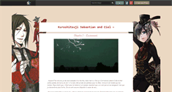 Desktop Screenshot of kuroshitsuji-ciel-lizzy.skyrock.com