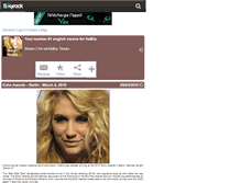 Tablet Screenshot of daily-kesha.skyrock.com