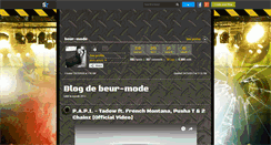 Desktop Screenshot of beur-mode.skyrock.com