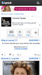 Mobile Screenshot of corinne-touzet-ma-vie.skyrock.com
