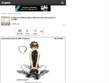 Tablet Screenshot of clamp-in-heaven.skyrock.com