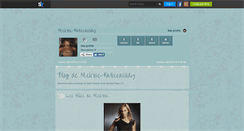 Desktop Screenshot of melrose-katiecassidy.skyrock.com