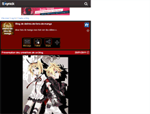 Tablet Screenshot of delires-de-fans-de-manga.skyrock.com