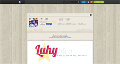 Desktop Screenshot of luhy.skyrock.com