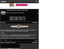 Tablet Screenshot of code-lyoko-saison-x.skyrock.com
