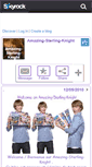 Mobile Screenshot of amazing-sterling-knight.skyrock.com