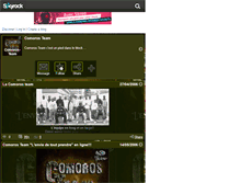 Tablet Screenshot of comoros-team.skyrock.com