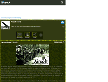 Tablet Screenshot of airsoft-gamer.skyrock.com