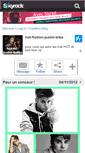 Mobile Screenshot of hot-fic-justin-biebs.skyrock.com