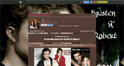 Desktop Screenshot of kristenxrobert-source.skyrock.com