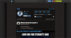 Desktop Screenshot of lovemj.skyrock.com