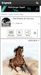 Mobile Screenshot of cheval-photos.skyrock.com