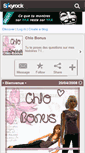 Mobile Screenshot of chlo-bonus.skyrock.com