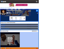 Tablet Screenshot of christophe-mae-59.skyrock.com