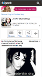 Mobile Screenshot of jeeeeeenifer.skyrock.com