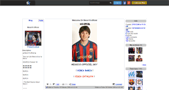 Desktop Screenshot of messi10-officiel.skyrock.com