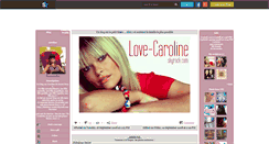 Desktop Screenshot of love-caroline.skyrock.com