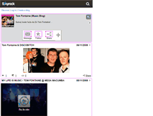 Tablet Screenshot of djtomfontaine.skyrock.com