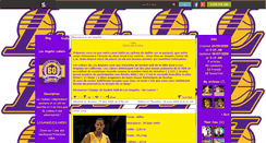 Desktop Screenshot of lakers-universe.skyrock.com