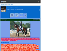 Tablet Screenshot of dressage-chevaux.skyrock.com