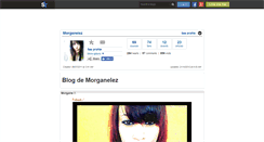 Desktop Screenshot of morganelez.skyrock.com