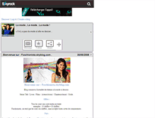 Tablet Screenshot of faschionista.skyrock.com