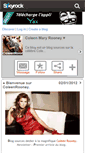 Mobile Screenshot of coleenrooney.skyrock.com