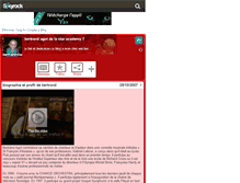 Tablet Screenshot of bertrandstarac7.skyrock.com