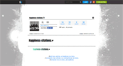 Desktop Screenshot of happiness-citations-71.skyrock.com