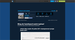 Desktop Screenshot of handisport-saint-raphael.skyrock.com