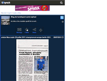 Tablet Screenshot of handisport-saint-raphael.skyrock.com