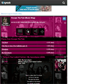 Tablet Screenshot of escape-the-fate-x.skyrock.com