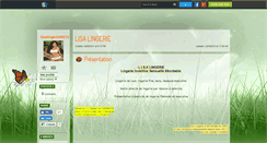 Desktop Screenshot of lisalingerie69210.skyrock.com