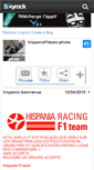 Mobile Screenshot of hispaniaf1team-photo.skyrock.com