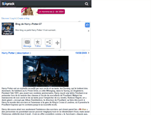 Tablet Screenshot of harry--potter-07.skyrock.com