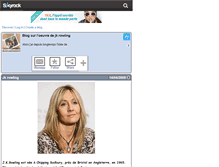 Tablet Screenshot of fandeloeuvredejkrowling.skyrock.com