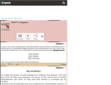Tablet Screenshot of addictlemag.skyrock.com