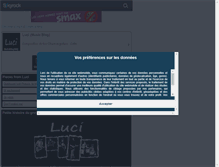 Tablet Screenshot of lucimusic.skyrock.com