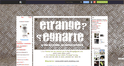 Desktop Screenshot of etrangeegnarte.skyrock.com