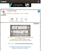 Tablet Screenshot of etrangeegnarte.skyrock.com