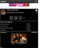 Tablet Screenshot of hijo-millandium-officiel.skyrock.com