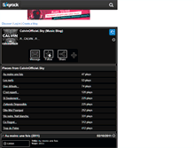 Tablet Screenshot of calvinofficiel.skyrock.com