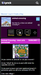 Mobile Screenshot of animalecrossing.skyrock.com