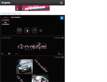 Tablet Screenshot of c2-evolution.skyrock.com