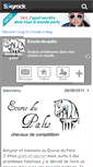 Mobile Screenshot of ecurie-du-palis.skyrock.com