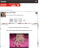 Tablet Screenshot of amandinenails.skyrock.com