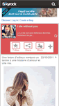 Mobile Screenshot of idiewithoutyou.skyrock.com