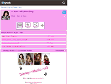 Tablet Screenshot of disney--music--x3.skyrock.com