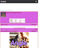 Tablet Screenshot of angiecataloguefiction.skyrock.com